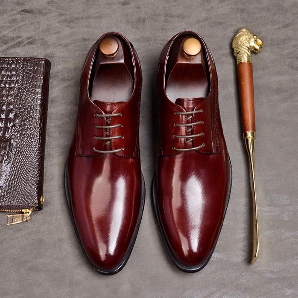 Hand Made Mens Formal Shoes Genuine Leather Oxford Italian Dress Social Pointed Toe Lace Up Wedding Party Shoes For Men A175, Black
Hand Made Mens Formal Shoes Genuine Leather Oxford Italian Dress Social Pointed Toe Lace Up Wedding Party Shoes For Men A175, Black