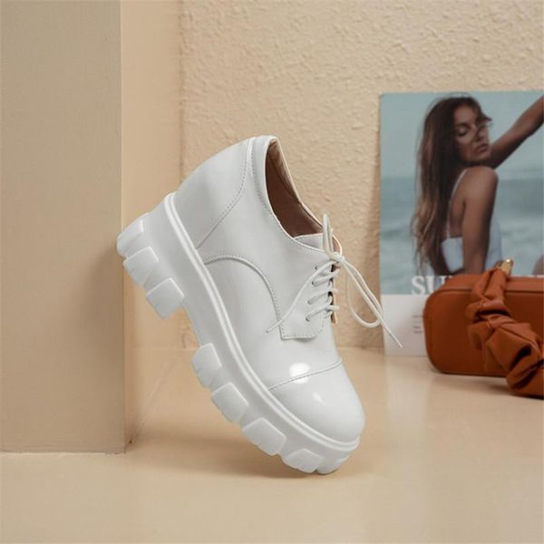 dress shoes spring platform women mid heel lace up patent leather high heels casual, Black
dress shoes spring platform women mid heel lace up patent leather high heels casual, Black