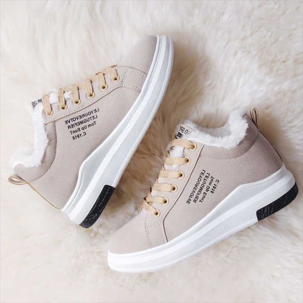boots female winter 2021 keep warm fur plush flat shoes lace up platform chunky sneakers comfortable non-slip ladies sprots footwear, Black
boots female winter 2021 keep warm fur plush flat shoes lace up platform chunky sneakers comfortable non-slip ladies sprots footwear, Black