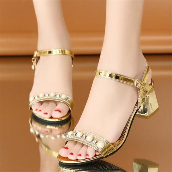 dress shoes womens summer sandals thick heel flat belt buckle middle women's rhinestone fashion sexy, Black
dress shoes womens summer sandals thick heel flat belt buckle middle women's rhinestone fashion sexy, Black