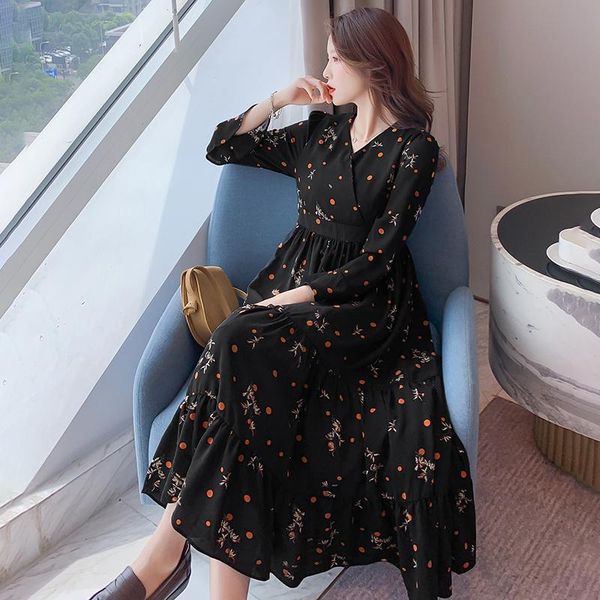 maternity dresses 6603# clothes chiffon v neck nursing dress spring autumn breastfeeding, White
maternity dresses 6603# clothes chiffon v neck nursing dress spring autumn breastfeeding, White