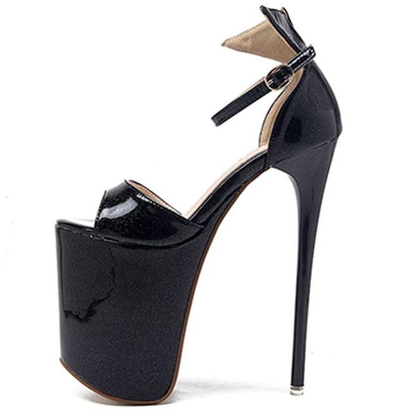 dress shoes mclubgirl 2021 solid round head classic sandals super high thin heel patent leather bow hate sky mjl, Black
dress shoes mclubgirl 2021 solid round head classic sandals super high thin heel patent leather bow hate sky mjl, Black