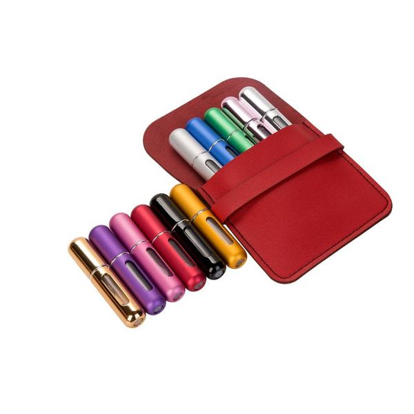 5 pcs 5ml mini refillable perfume bottle aluminum spray atomizer portable travel cosmetic container perfume bottle with bag
5 pcs 5ml mini refillable perfume bottle aluminum spray atomizer portable travel cosmetic container perfume bottle with bag