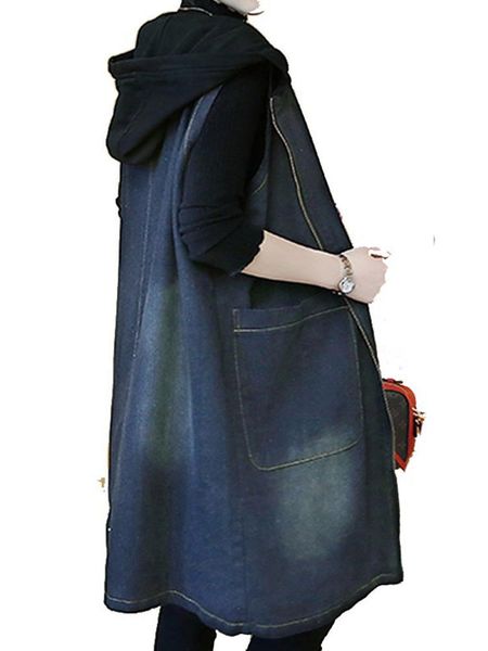 women's vests fashion oversized spring autumn denim jacket waistcoat vest female loose plus size knit hooded jeans women tide yf075, Black;white
women's vests fashion oversized spring autumn denim jacket waistcoat vest female loose plus size knit hooded jeans women tide yf075, Black;white