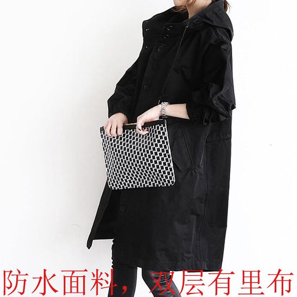 luxury women's jackets waterproof coat medium and long windbreaker spring 2021 loose women's wear, Black;brown
luxury women's jackets waterproof coat medium and long windbreaker spring 2021 loose women's wear, Black;brown