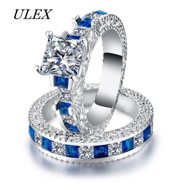 cluster rings double green blue square cz ring in rhodium plated wedding bands zircon jewelry women accessories engagement, Golden;silver
cluster rings double green blue square cz ring in rhodium plated wedding bands zircon jewelry women accessories engagement, Golden;silver