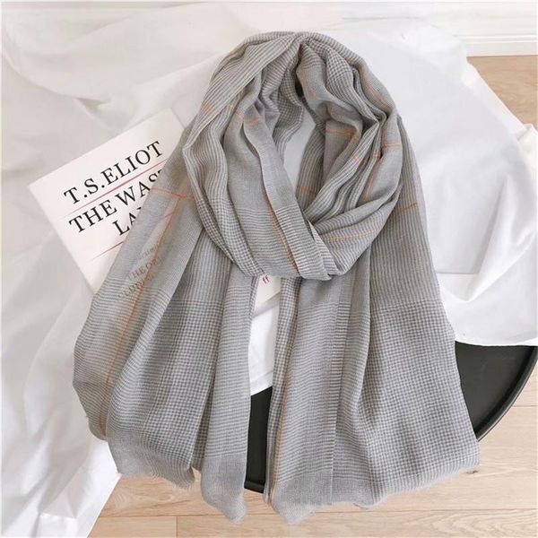 scarves 2021 luxury cashmere scarf spring summer women pashmina shawls warm blanket wraps bandana brand thin soft cotton plaid, Blue;gray
scarves 2021 luxury cashmere scarf spring summer women pashmina shawls warm blanket wraps bandana brand thin soft cotton plaid, Blue;gray
