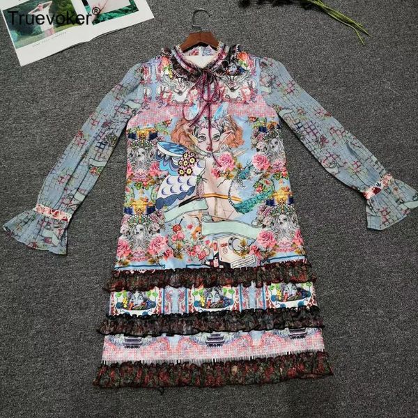 casual dresses truevoker 2021 spring runway designer dress women long sleeve print frill vintage mujer festa vestidos ruffles robe, Black;gray
casual dresses truevoker 2021 spring runway designer dress women long sleeve print frill vintage mujer festa vestidos ruffles robe, Black;gray
