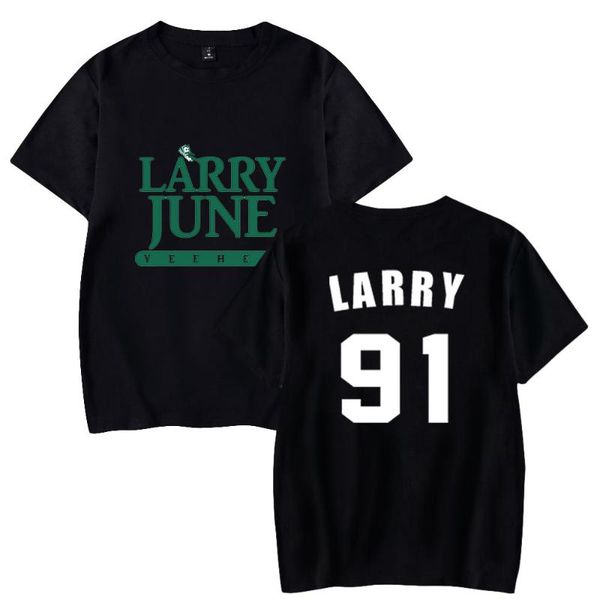 men's t-shirts larry june t shirt women men summer short sleeve fashion casual streetwear, White;black
men's t-shirts larry june t shirt women men summer short sleeve fashion casual streetwear, White;black