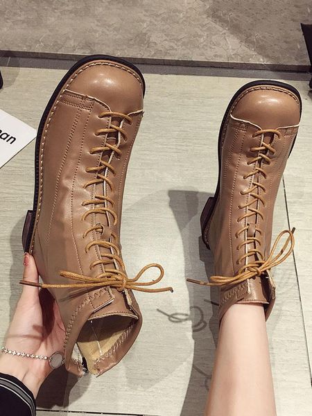 boots women's shoes ankle 2021 autumn fashion thick heel lace zipper motorcycle, Black
boots women's shoes ankle 2021 autumn fashion thick heel lace zipper motorcycle, Black