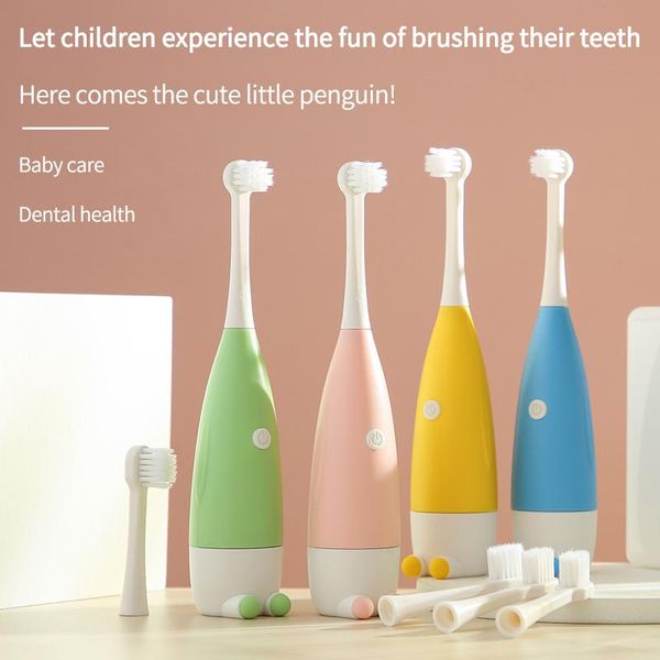 smart electric toothbrush cartoon sonic tooth brush cleaning teeth colorful for kids waterproof one-button start
smart electric toothbrush cartoon sonic tooth brush cleaning teeth colorful for kids waterproof one-button start