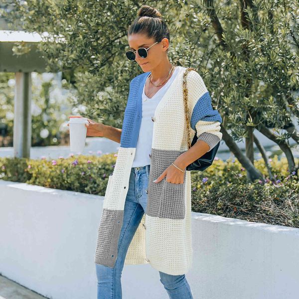 women's sweaters autumn and winter medium long cardigan sweater sleeve with low-necked female jlbw, White;black
women's sweaters autumn and winter medium long cardigan sweater sleeve with low-necked female jlbw, White;black