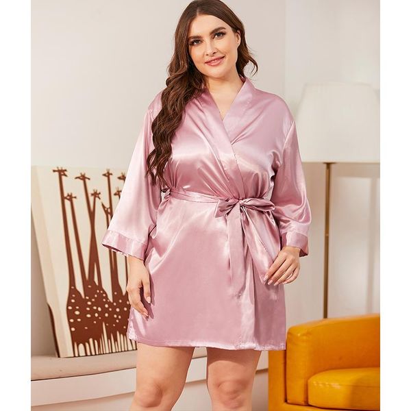 women's sleepwear for women silk robe bath gown simplicity bathrobe plus size lady robes satin dressing, Black;red
women's sleepwear for women silk robe bath gown simplicity bathrobe plus size lady robes satin dressing, Black;red