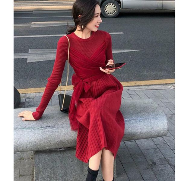 casual dresses women's long knit dress net yarn lace sweater a-line plus size, Black;gray
casual dresses women's long knit dress net yarn lace sweater a-line plus size, Black;gray