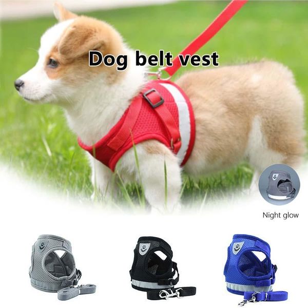 dog collars & leashes adjustable pet cat vest harness reflective mesh leash walking leads traction rope for small medium
dog collars & leashes adjustable pet cat vest harness reflective mesh leash walking leads traction rope for small medium