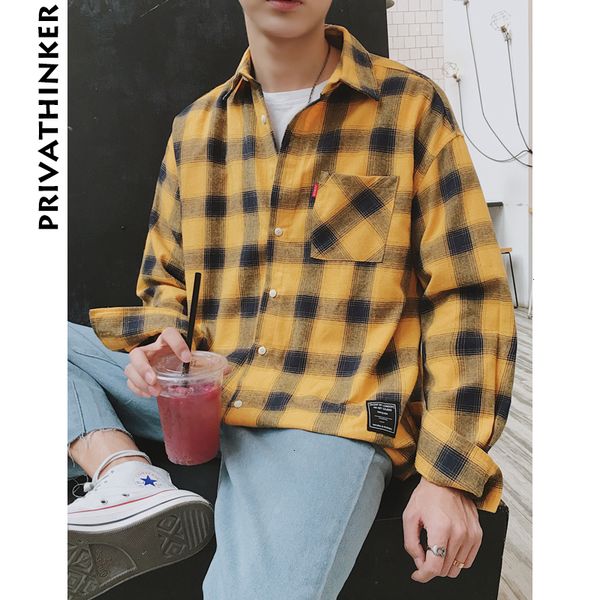 privathinker 2021 new long sleeve men women casual korean plaid shirts male hawaiian beach fashion shirt harajuku 8owd 5sk3, White;black
privathinker 2021 new long sleeve men women casual korean plaid shirts male hawaiian beach fashion shirt harajuku 8owd 5sk3, White;black