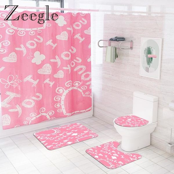 bath mats valentine's day home decor set love heart printed bathroom mat with polyester waterproof shower curtain
bath mats valentine's day home decor set love heart printed bathroom mat with polyester waterproof shower curtain