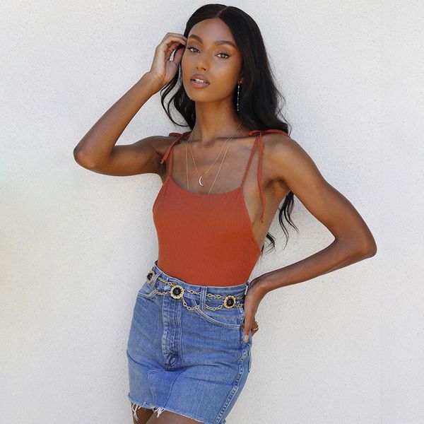 bandage camisole womens summer crop sleeveless backless solid casual slim base camis 2021 fashion elegant top, White
bandage camisole womens summer crop sleeveless backless solid casual slim base camis 2021 fashion elegant top, White