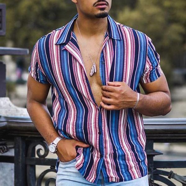 men's casual shirts fashion camisas hombre camisa short sleeve summer man for men striped shirt male streetwear printing clothing, White;black
men's casual shirts fashion camisas hombre camisa short sleeve summer man for men striped shirt male streetwear printing clothing, White;black