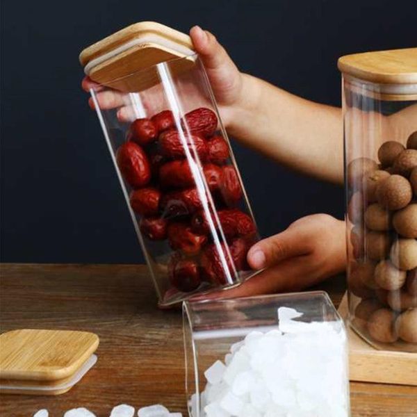 storage bottles & jars glass square jars, transparent grains, tea , confectionery, food, seasonings, storage, sealed kitchen
storage bottles & jars glass square jars, transparent grains, tea , confectionery, food, seasonings, storage, sealed kitchen