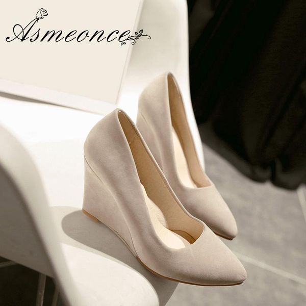 dress shoes women pumps wedges high heels lady pointed toe shallow slip on scrub woman autumn winter casual boat big size, Black
dress shoes women pumps wedges high heels lady pointed toe shallow slip on scrub woman autumn winter casual boat big size, Black