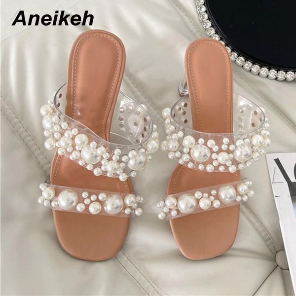 slippers aneikeh women shoes 2021 fashion summer bling thin heels pvc slides outside polka dot party sweet white, Black
slippers aneikeh women shoes 2021 fashion summer bling thin heels pvc slides outside polka dot party sweet white, Black