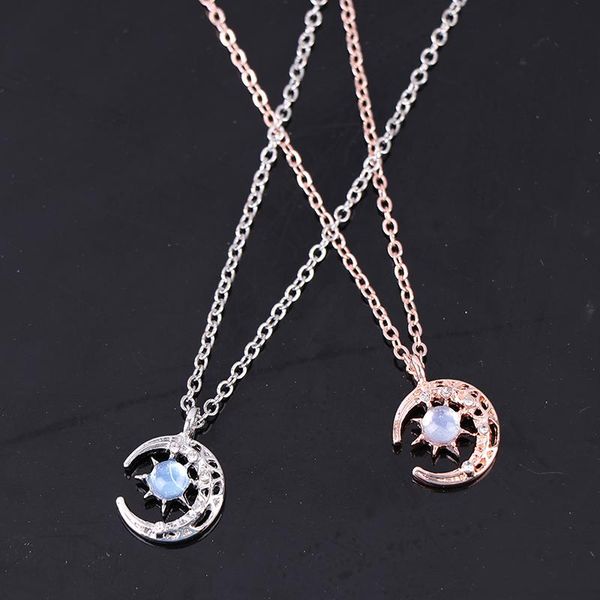 pendant necklaces fashion light of stars and moon charm necklace delicate clavicle rhinestone chain for women jewelry, Silver
pendant necklaces fashion light of stars and moon charm necklace delicate clavicle rhinestone chain for women jewelry, Silver