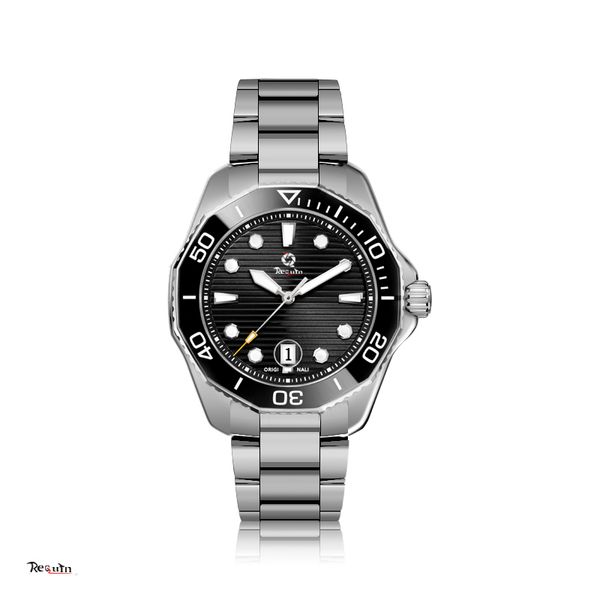 luxury men's automatic mechanical watch competition diving silver white stainless steel case sapphire calendar three hands black dial c, Slivery;brown
luxury men's automatic mechanical watch competition diving silver white stainless steel case sapphire calendar three hands black dial c, Slivery;brown