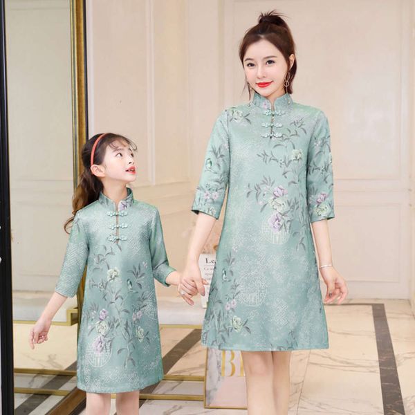 cheongsam tea spring new china 2935 national sle daily parent child drs mother daughter money taobao, Blue
cheongsam tea spring new china 2935 national sle daily parent child drs mother daughter money taobao, Blue