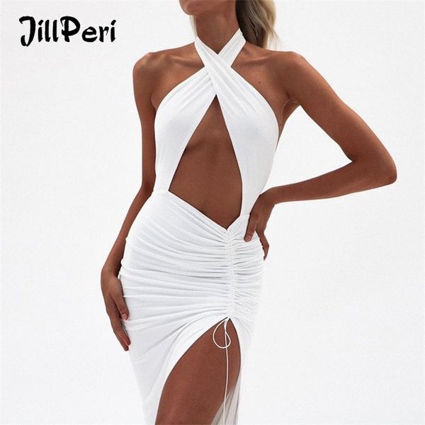 jillperi women front cross halter backless maxi dress irregular hollow out waist strappy ruched leg open gown party dress 210309, Black;gray
jillperi women front cross halter backless maxi dress irregular hollow out waist strappy ruched leg open gown party dress 210309, Black;gray