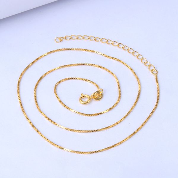 s925 silver necklace, clavicle chain pendant, single chain, box chain, men's and women's matching chain worker
s925 silver necklace, clavicle chain pendant, single chain, box chain, men's and women's matching chain worker