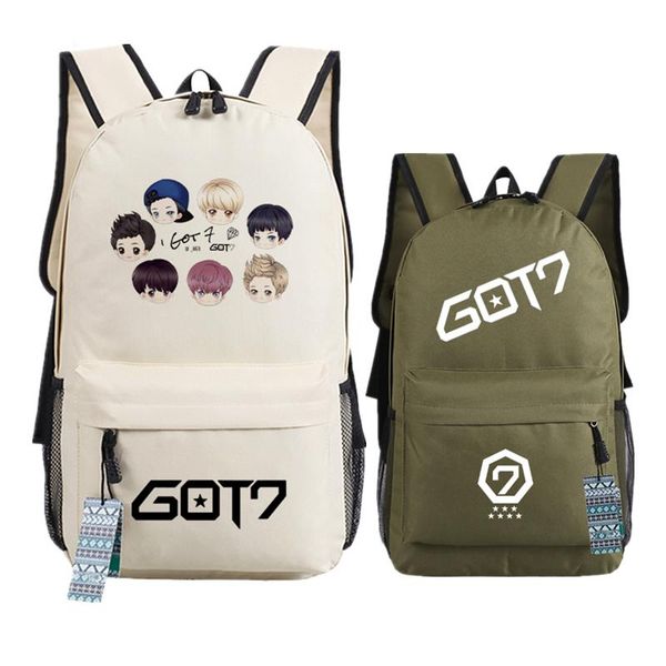 backpack korean kpop superstars got7 kawaii cartoon design printing canvas mochila feminina 600d nylon school bags rugzak
backpack korean kpop superstars got7 kawaii cartoon design printing canvas mochila feminina 600d nylon school bags rugzak