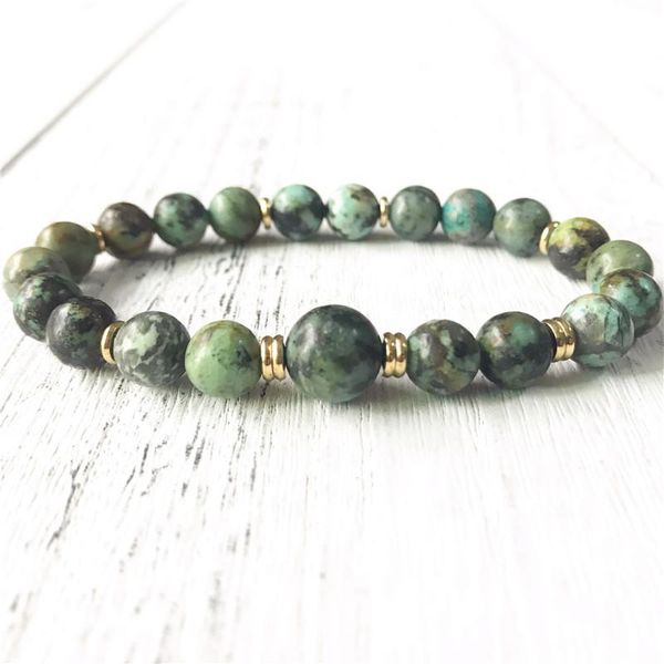 charm bracelets 2021 style african turquoises bracelet fashion gift for men wrist jewelry green beads elasticity yoga mala, Golden;silver
charm bracelets 2021 style african turquoises bracelet fashion gift for men wrist jewelry green beads elasticity yoga mala, Golden;silver