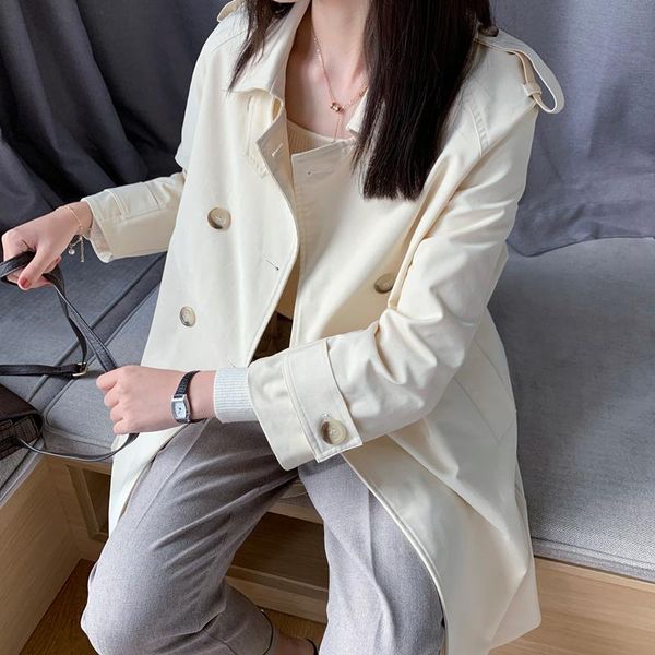 women's trench coats 2021 autumn women fashion double breasted windbreaker female long section outwear ladies elegant coat girls leisur, Tan;black
women's trench coats 2021 autumn women fashion double breasted windbreaker female long section outwear ladies elegant coat girls leisur, Tan;black