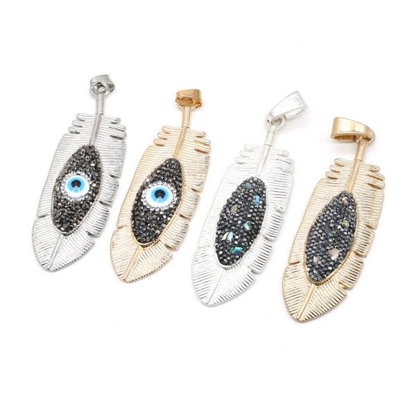 charms leaf shape zinc alloy pendants shiny artificial diamonds metal shell eye accessories for jewelry making necklace earrings, Bronze;silver
charms leaf shape zinc alloy pendants shiny artificial diamonds metal shell eye accessories for jewelry making necklace earrings, Bronze;silver
