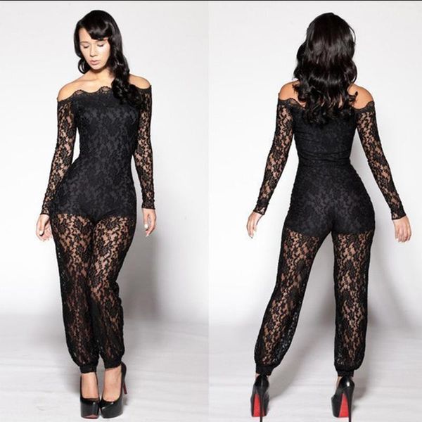 gym clothing elegant women off shoulder lace jumpsuit black color long sleeve bodysuit romper clubwear playsuit autumn party overalls female, White;black
gym clothing elegant women off shoulder lace jumpsuit black color long sleeve bodysuit romper clubwear playsuit autumn party overalls female, White;black
