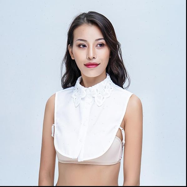 simple women pure color lace 2019 fashion blouses detachable lapel choker necklace vintage elegant shirt fake collar, White
simple women pure color lace 2019 fashion blouses detachable lapel choker necklace vintage elegant shirt fake collar, White