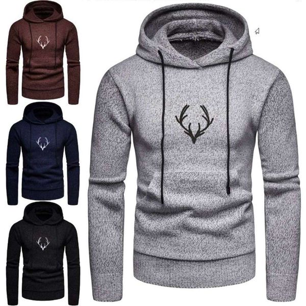 20212020 new autumn and winter men's solid color pullover embroidered hooded sweater, White;black
20212020 new autumn and winter men's solid color pullover embroidered hooded sweater, White;black