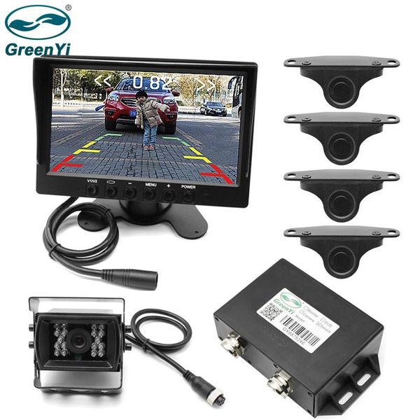 car video greenyi 7"car monitor rear reverse camera parking sensors backup radar bus / truck van trailer rv campers
car video greenyi 7"car monitor rear reverse camera parking sensors backup radar bus / truck van trailer rv campers