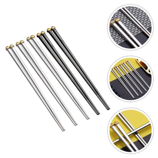 chopsticks 5 pairs of household stainless steel multifunctional
chopsticks 5 pairs of household stainless steel multifunctional