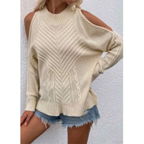 new autumn and winter off-shoulder sweater ladies solid color long-sleeved high collar, White;black
new autumn and winter off-shoulder sweater ladies solid color long-sleeved high collar, White;black