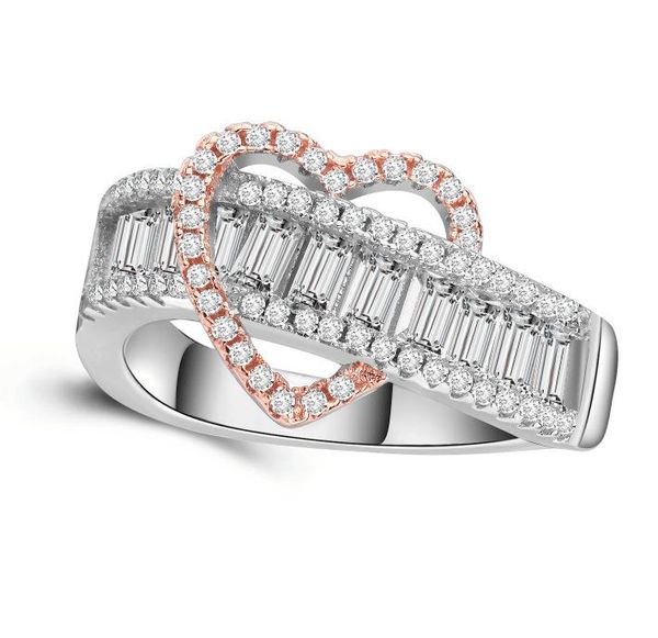 wedding rings luxury refinement peach heart crystal ring sweet princess cocktail party gift for girlfriend fashion jewelry size 6-10, Slivery;golden
wedding rings luxury refinement peach heart crystal ring sweet princess cocktail party gift for girlfriend fashion jewelry size 6-10, Slivery;golden