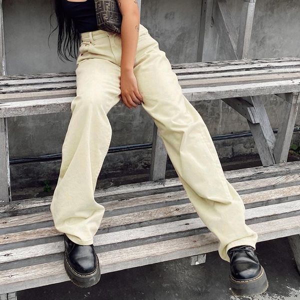 women's pants & capris fashion jeans solid color high waist trousers close-fitting straight-leg female spring fall streetwear, Black;white
women's pants & capris fashion jeans solid color high waist trousers close-fitting straight-leg female spring fall streetwear, Black;white