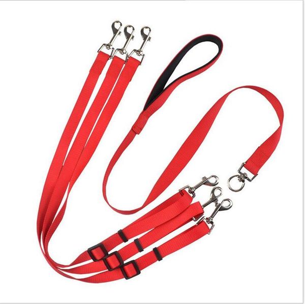 dog collars & leashes e22 arrival pet triple for 1 to 3 dogs
