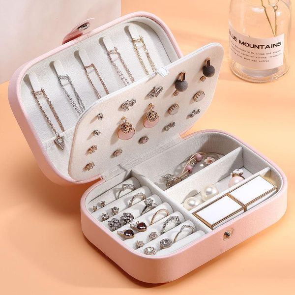 jewelry pouches, bags 2021 organizer case boxes display travel portable box leather storage joyeros organizador de joyas, Pink;blue
jewelry pouches, bags 2021 organizer case boxes display travel portable box leather storage joyeros organizador de joyas, Pink;blue