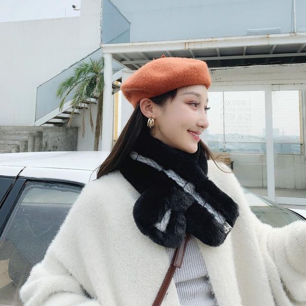 scarves winter small fresh imitation hair fragrant wind matching scarf ins student herringbone pattern color neck, Blue;gray
scarves winter small fresh imitation hair fragrant wind matching scarf ins student herringbone pattern color neck, Blue;gray
