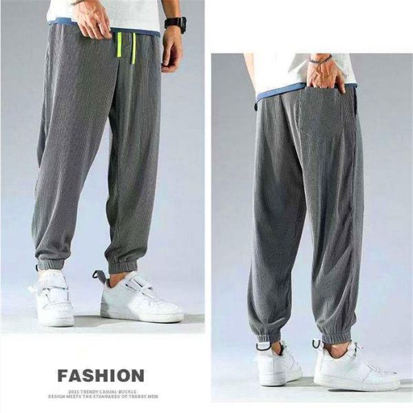 men's pants fashion summer streetwear loose harem trendy elastic waist men jogger trouser plus size outdoor sportswear pantalons, Black
men's pants fashion summer streetwear loose harem trendy elastic waist men jogger trouser plus size outdoor sportswear pantalons, Black