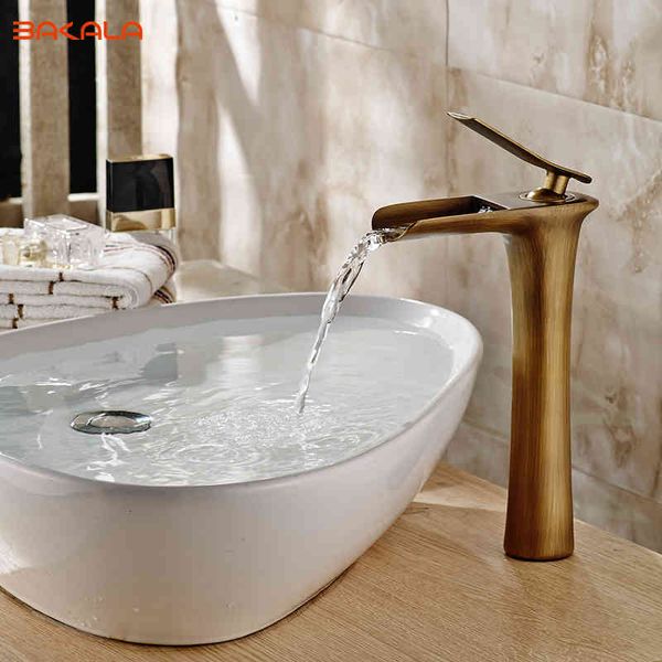 bathroom sink faucets antique brass waterfall basin faucet mixer tap gz-8120 pt5b
bathroom sink faucets antique brass waterfall basin faucet mixer tap gz-8120 pt5b