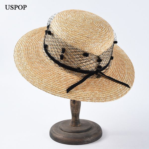 2021 new women summer vintage mesh yarn natural straw hats wide brim sun flat beach hat 9yme, Blue;gray
2021 new women summer vintage mesh yarn natural straw hats wide brim sun flat beach hat 9yme, Blue;gray