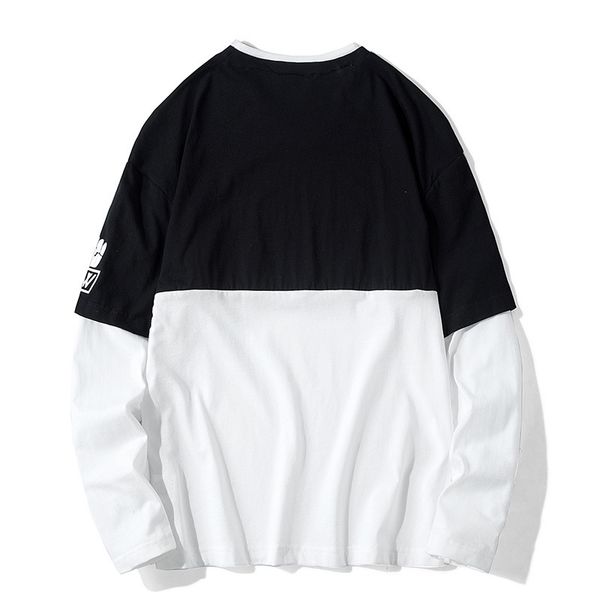 2021 new magro streetwear o pescoo t-shirt homens & t splice camisa de manga pullover homme plus av7q, White;black
2021 new magro streetwear o pescoo t-shirt homens & t splice camisa de manga pullover homme plus av7q, White;black